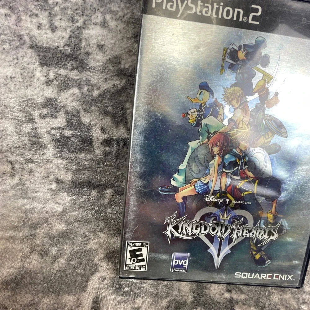 Vtg Kingdom Hearts II PS2 PlayStation 2 Disney Square Enix Retro Gaming‎ Y2K